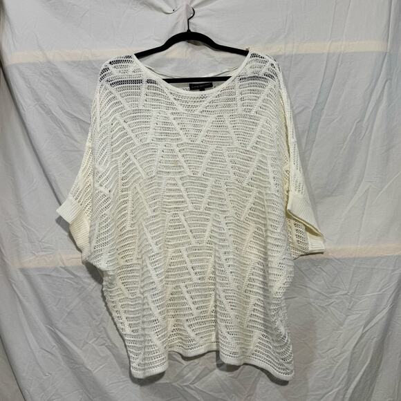 Lane Bryant Sweaters - Lane Bryant Open-Knit Pullover Cover-Up Women’s Plus Size 22/24 Beach Casual